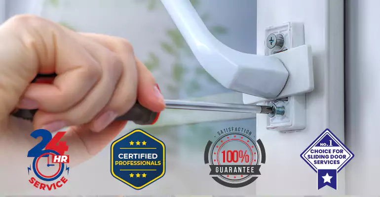 Broken Patio Door Handle Repair in Boca Raton